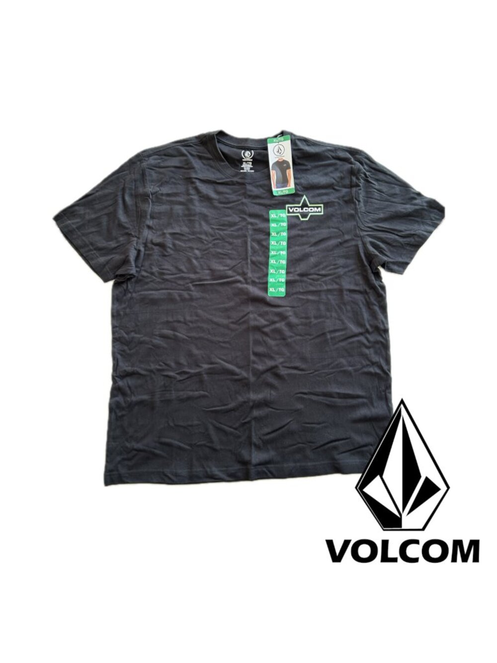 Volcom Men's Basic Tee Short Sleeve Tee in Black XL NWT